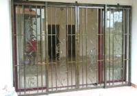 sliding door iron grille